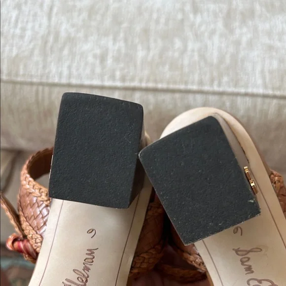 Sam Edelman Tan Braided Heels - Picture 6 of 7